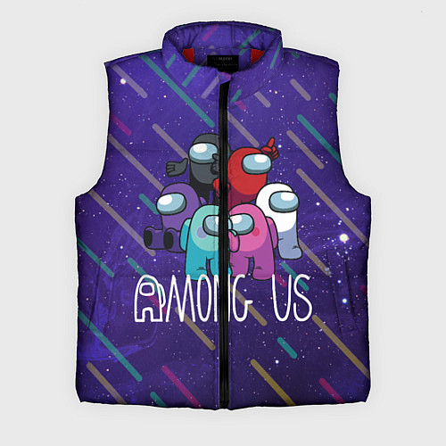 Мужской жилет Among Us / 3D-Красный – фото 1
