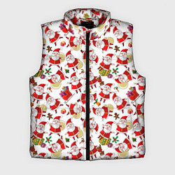 Мужской жилет Дед Мороз, цвет: 3D-красный