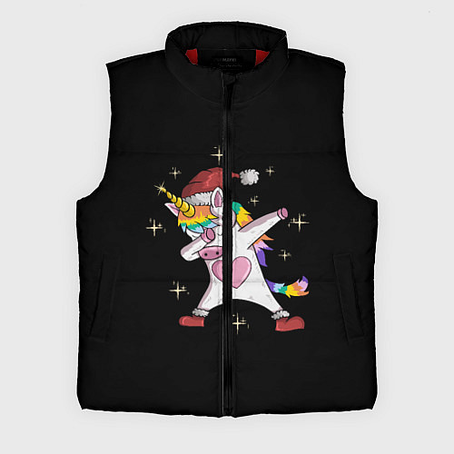 Мужской жилет Unicorn Dab / 3D-Красный – фото 1