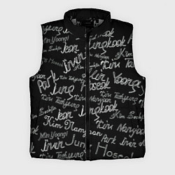 Мужской жилет BTS имена