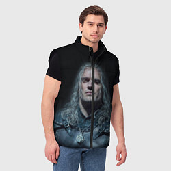 Мужской жилет Ведьмак 2 сезон, цвет: 3D-черный — фото 2