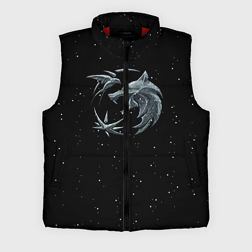 Мужской жилет Ведьмак Зима / 3D-Красный – фото 1