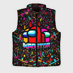 Мужской жилет AMONG US, цвет: 3D-светло-серый