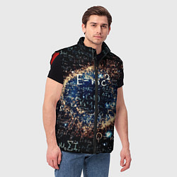 Мужской жилет Формула Вселенной, цвет: 3D-красный — фото 2