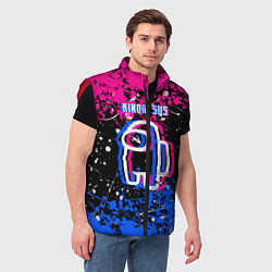 Мужской жилет AMONG US, цвет: 3D-красный — фото 2