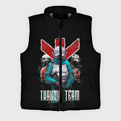 Мужской жилет CYBERPUNK TRAUMA TEAM, цвет: 3D-светло-серый