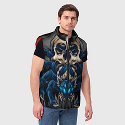 Мужской жилет Демонический паук, цвет: 3D-красный — фото 2