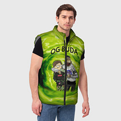 Мужской жилет Репер - OG Buda, цвет: 3D-светло-серый — фото 2