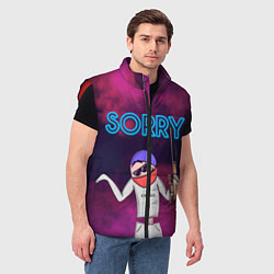 Мужской жилет Sorry CS GO, цвет: 3D-красный — фото 2