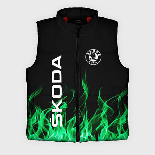 Мужской жилет SKODA / 3D-Красный – фото 1