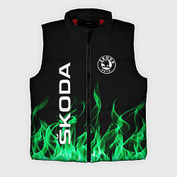 Мужской жилет SKODA, цвет: 3D-красный