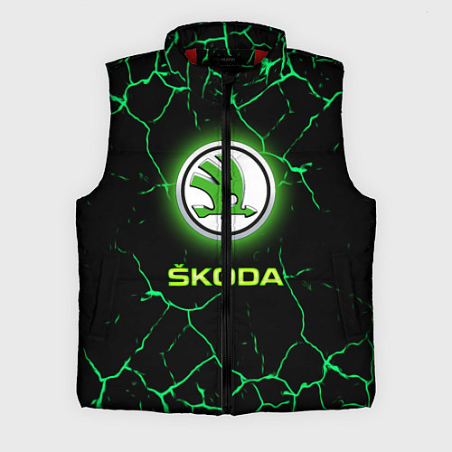 Мужской жилет SKODA / 3D-Красный – фото 1