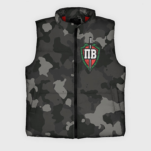 Мужской жилет Пограничные войска / 3D-Красный – фото 1