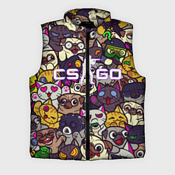 Мужской жилет CS:GO - Paw Paw Лапки, цвет: 3D-светло-серый