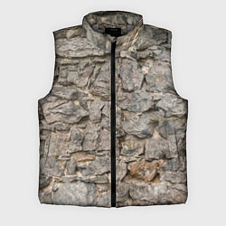 Мужской жилет Сломанная стена, цвет: 3D-светло-серый