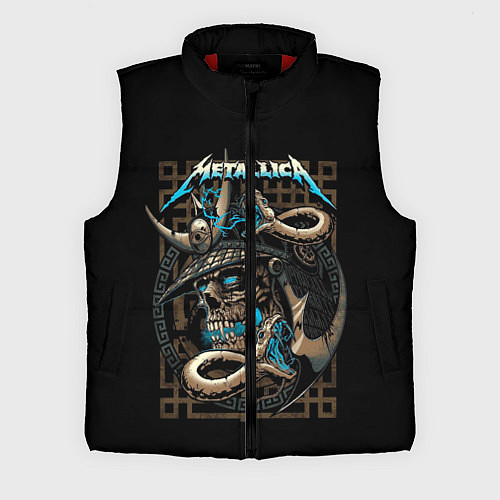 Мужской жилет METALLICA / 3D-Красный – фото 1
