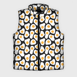 Мужской жилет Яичница, цвет: 3D-светло-серый