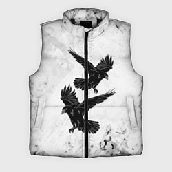 Мужской жилет Gothic crows, цвет: 3D-черный