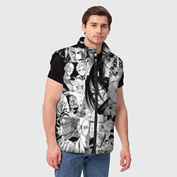 Мужской жилет One-Punch Man Ванпачмен, цвет: 3D-черный — фото 2