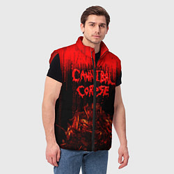 Мужской жилет CANNIBAL CORPSE, цвет: 3D-красный — фото 2