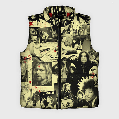 Мужской жилет РОК КУМИРЫ / 3D-Красный – фото 1