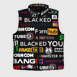 Мужской жилет ПОРНОСТУДИИ PORN STUDIO, цвет: 3D-черный
