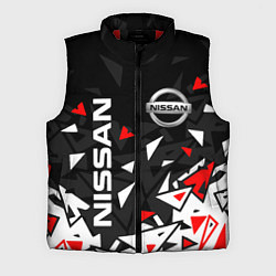 Мужской жилет NISSAN НИССАН ОСКОЛКИ, цвет: 3D-красный