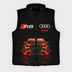 Мужской жилет AUDI RS 5 FIRE АУДИ РС 5, цвет: 3D-красный