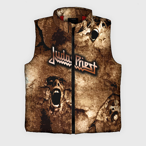 Мужской жилет JUDAS PRIEST SCREAM / 3D-Красный – фото 1