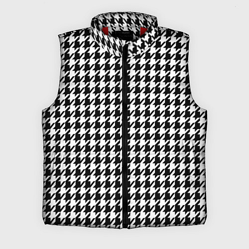 Мужской жилет Гусиная лапка / 3D-Красный – фото 1