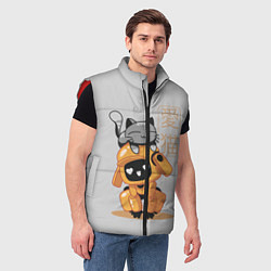 Мужской жилет Cat and Robot ЛСР, цвет: 3D-красный — фото 2
