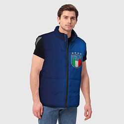 Мужской жилет Сборная Италии, цвет: 3D-светло-серый — фото 2