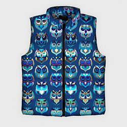 Мужской жилет Совы, цвет: 3D-светло-серый