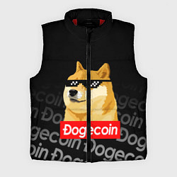 Мужской жилет DOGECOIN DOGE ДОГИКОИН, цвет: 3D-красный