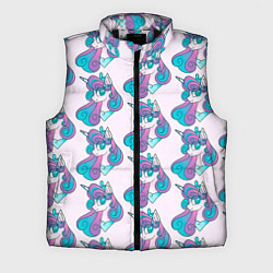 Мужской жилет Пони узор, цвет: 3D-черный