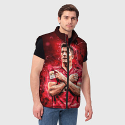 Мужской жилет Левандовски Lewandowski 9, цвет: 3D-черный — фото 2
