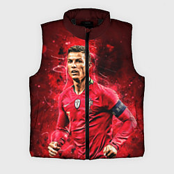 Мужской жилет Криштиану Роналду Португалия, цвет: 3D-черный