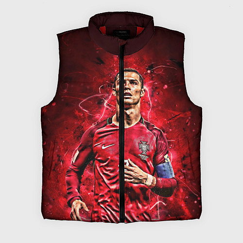 Мужской жилет Cristiano Ronaldo Portugal / 3D-Красный – фото 1