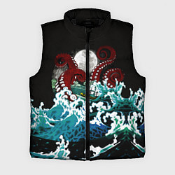 Мужской жилет Корабль на Волнах Кракен