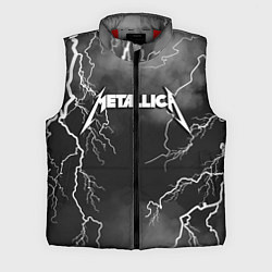 Мужской жилет METALLICA РАЗРЯД МОЛНИИ, цвет: 3D-красный