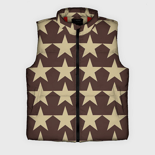Мужской жилет Шампанские звёзды / 3D-Красный – фото 1