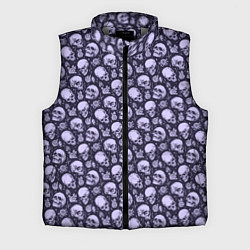 Мужской жилет Черепа, цвет: 3D-светло-серый