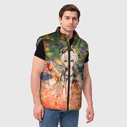 Мужской жилет Беннетт Genshin Impact, цвет: 3D-светло-серый — фото 2