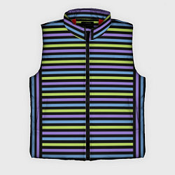 Мужской жилет Веселая полосочка, цвет: 3D-красный