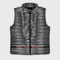 Мужской жилет Рождён быть Рок-Звездой, цвет: 3D-черный