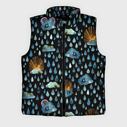 Мужской жилет Дождливая осень Солнце, облака