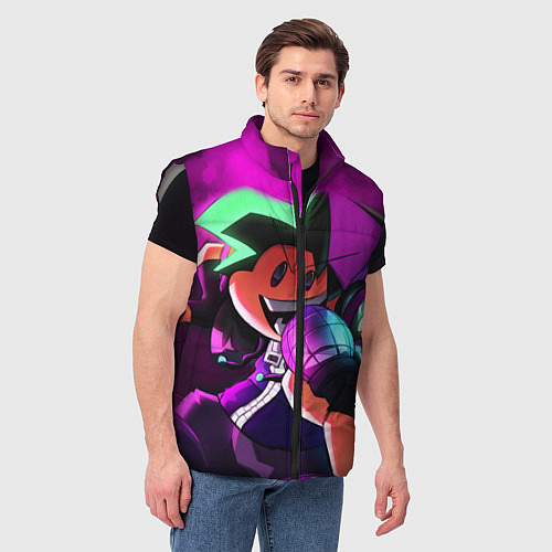 Мужской жилет Бойфренд Boyfriend FNF / 3D-Светло-серый – фото 3