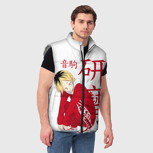Мужской жилет Кенма Козуме, Haikyuu!! / 3D-Светло-серый – фото 3