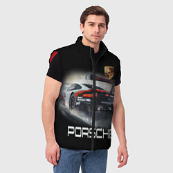 Мужской жилет PORSHE, цвет: 3D-красный — фото 2