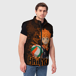 Мужской жилет Хината Волейбол, цвет: 3D-черный — фото 2